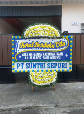 Papan Bunga Duka di Jetfa